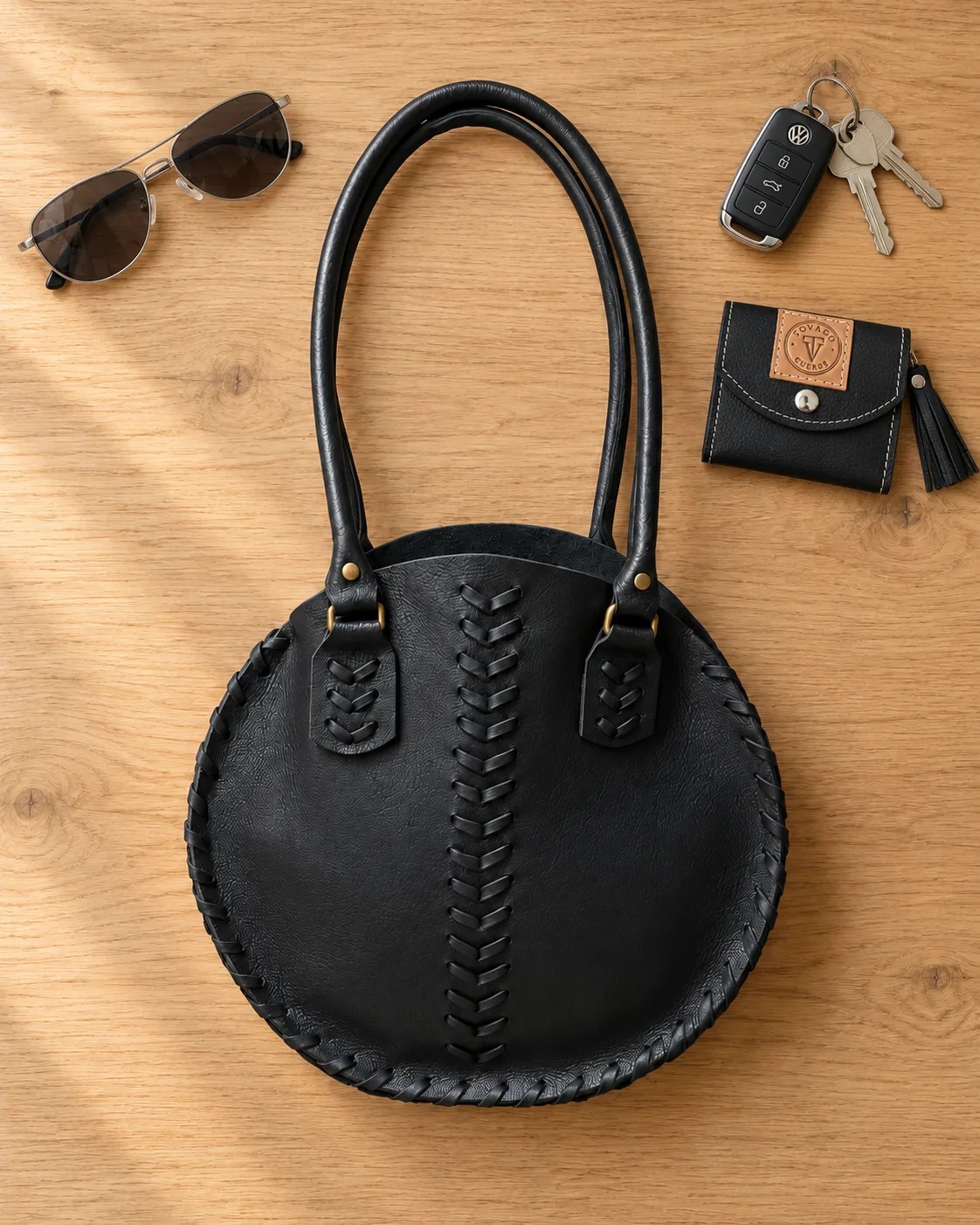 Cartera Redonda Trenzada — foto 4